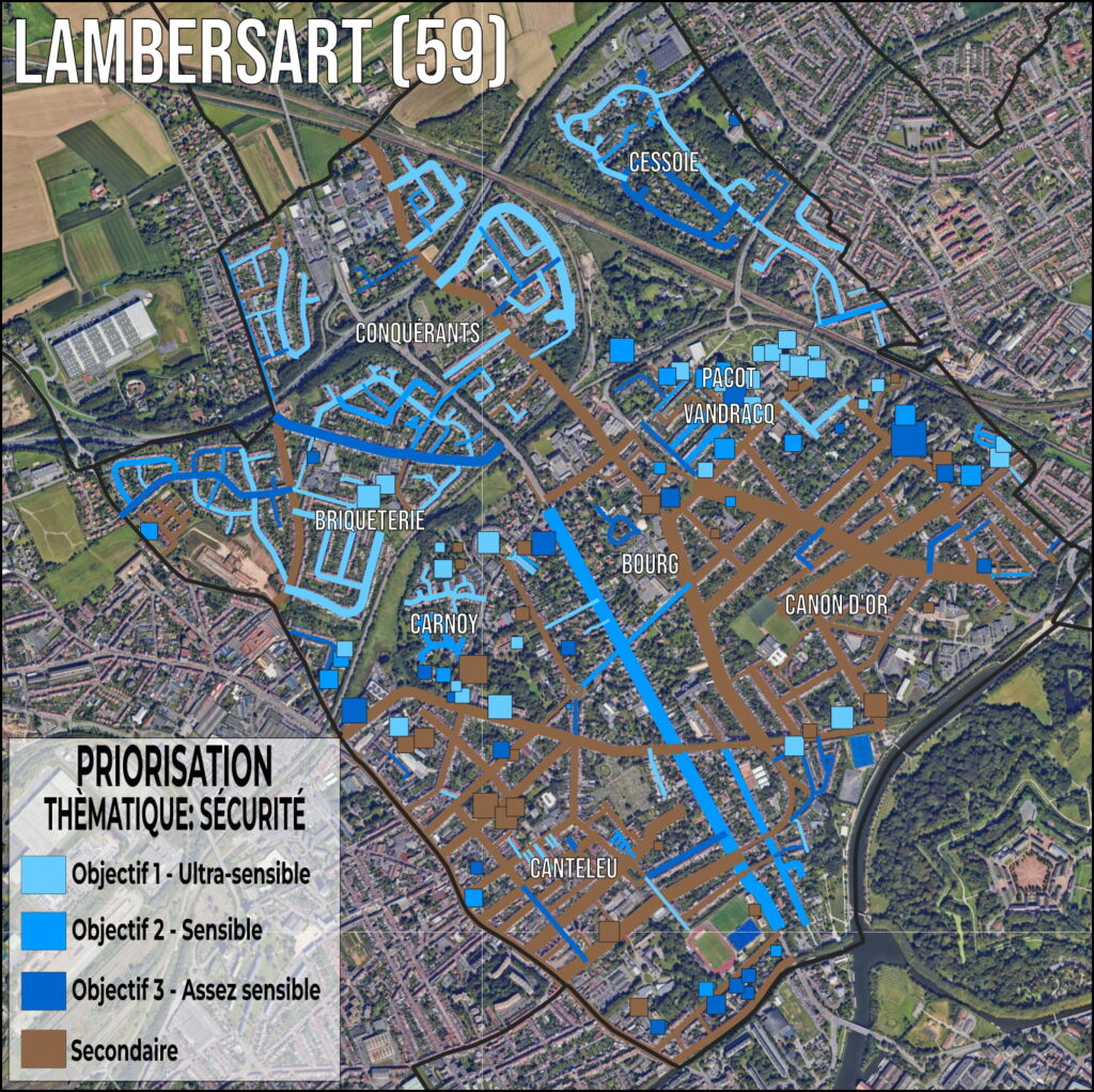 sécurité thématique de campagne municipales 2026 nord pas de calais lambersart geoffrey pion géomarketing électoral