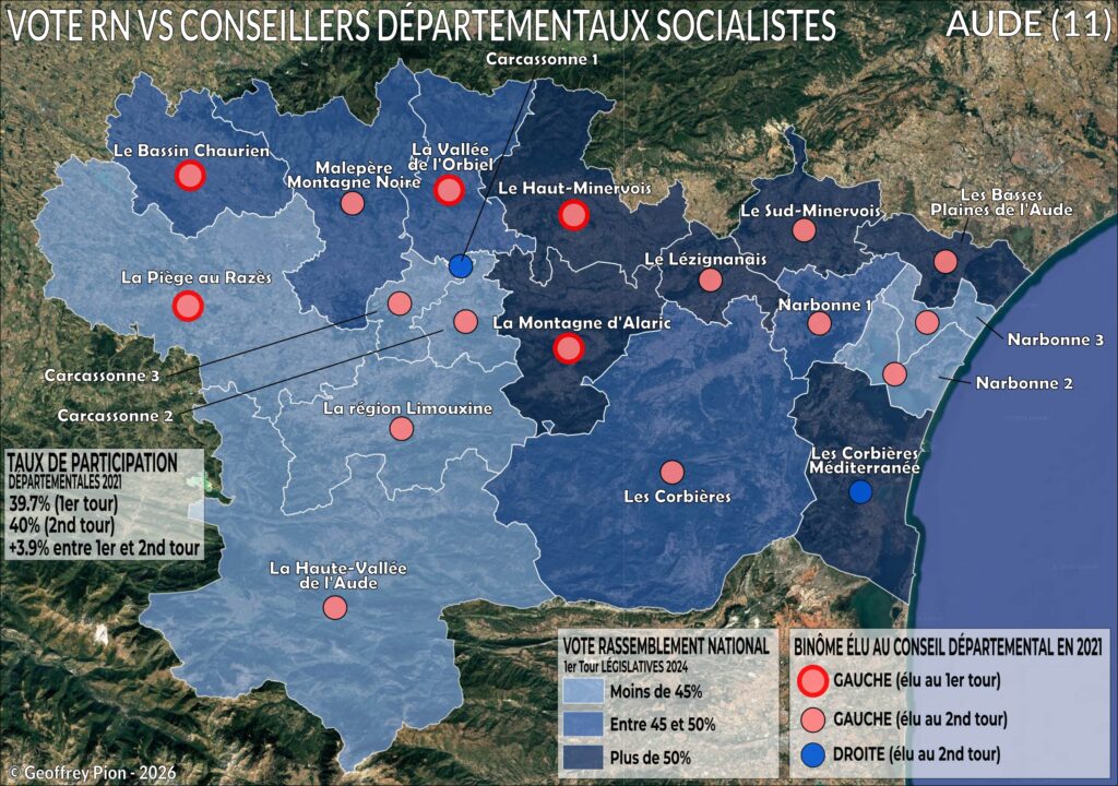 Carte du département de l
